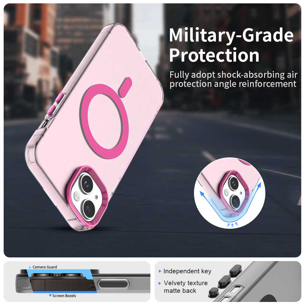MagSafe-hoes voor Apple iPhone 13, Techsuit, CandyCase, Roze