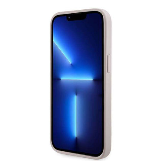 MagSafe hoesje voor Apple iPhone 14, Guess, GCube Stripes, Roze