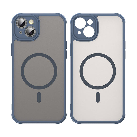 MagSafe-hoes voor Apple iPhone 14 Plus, Techsuit, HaloFrost II, Marineblauw