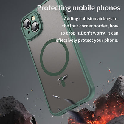 MagSafe-hoes voor Apple iPhone 14 Plus, Techsuit, HaloFrost II, Groen