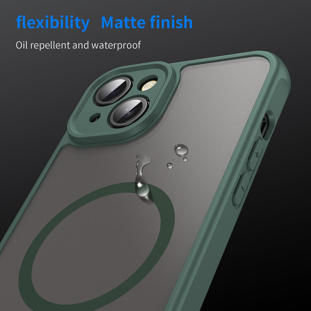 MagSafe-hoes voor Apple iPhone 14 Plus, Techsuit, HaloFrost II, Groen