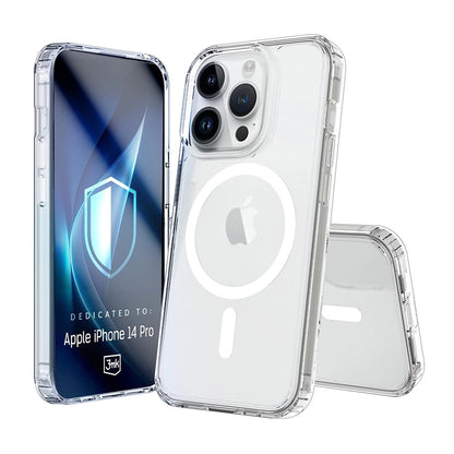 MagSafe Case for Apple iPhone 14 Pro, 3MK, Armor MagCase, Transparent