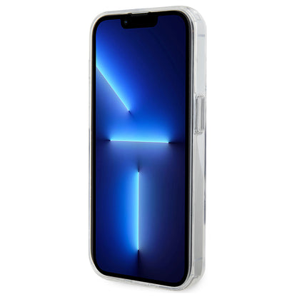 MagSafe hoes voor Apple iPhone 14 Pro, Karl Lagerfeld, Ring Stand Karl & Choupette, Wit