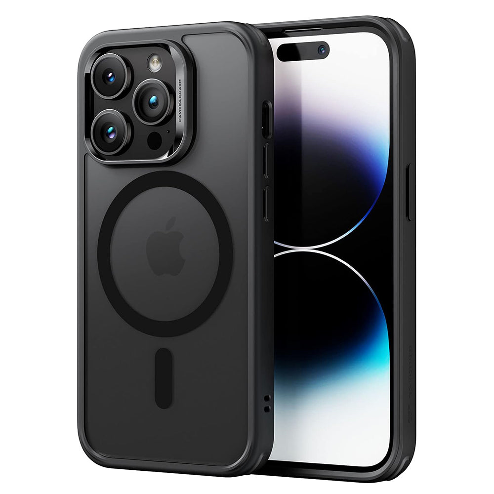 MagSafe-hoesje voor Apple iPhone 14 Pro Max, ESR, Classic Hybrid, Zwart Satijn