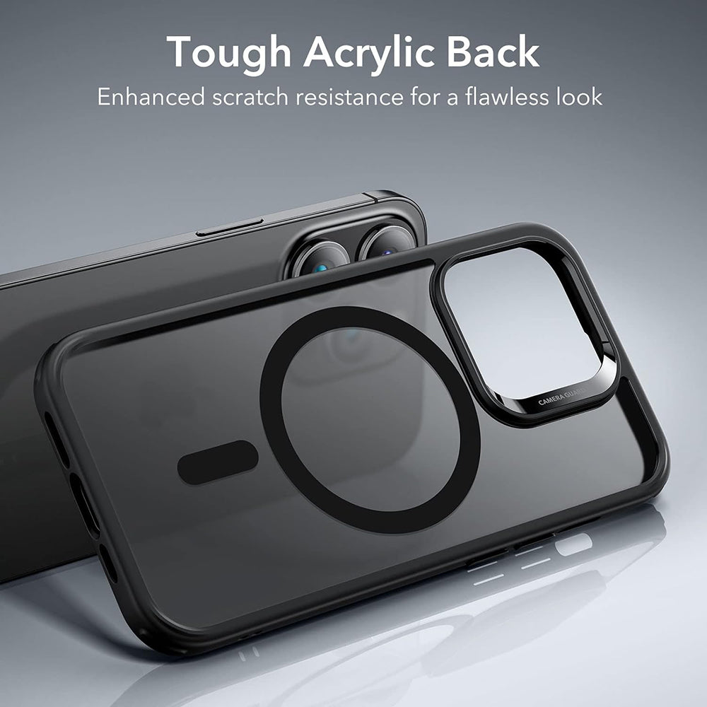 MagSafe-hoesje voor Apple iPhone 14 Pro Max, ESR, Classic Hybrid, Zwart Satijn