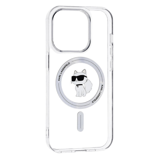 MagSafe hoesje voor Apple iPhone 14 Pro Max, Karl Lagerfeld, IML Choupette, Transparant