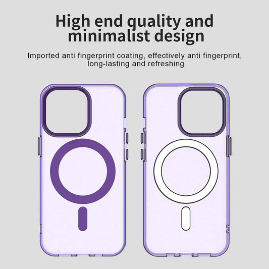 MagSafe-hoesje voor Apple iPhone 14 Pro, Techsuit, CandyCase, Paars