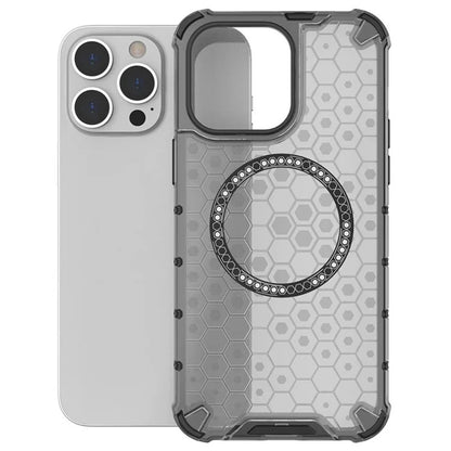 MagSafe-hoes voor Apple iPhone 14 Pro, Techsuit, HoneyComb Shield, Wit