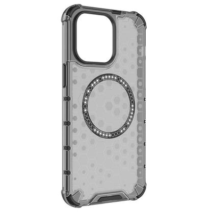 MagSafe-hoes voor Apple iPhone 14 Pro, Techsuit, HoneyComb Shield, Wit