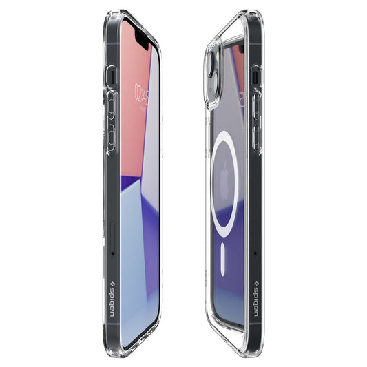MagSafe hoesje voor Apple iPhone 14, Spigen, Ultra Hybrid, Wit
