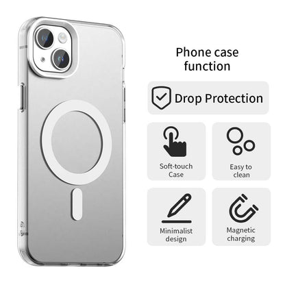 MagSafe-hoes voor Apple iPhone 14, Techsuit, CandyCase, Wit