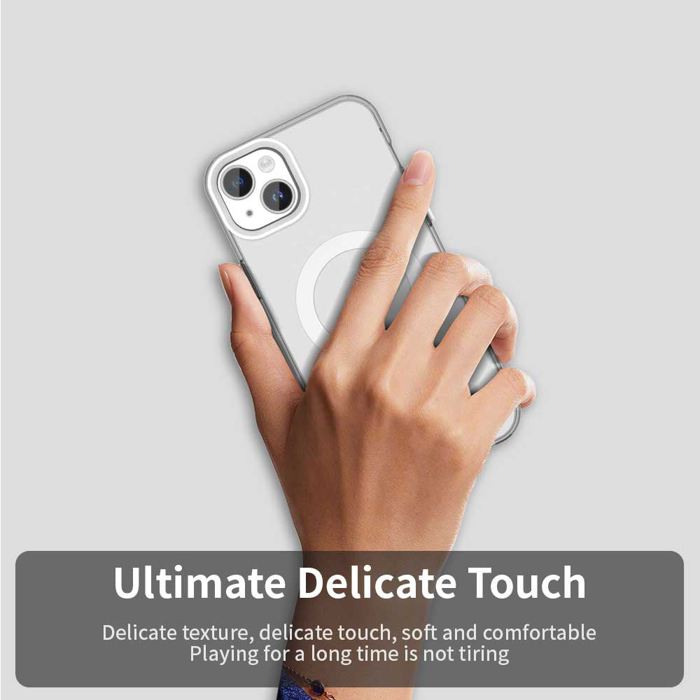 MagSafe-hoes voor Apple iPhone 14, Techsuit, CandyCase, Wit