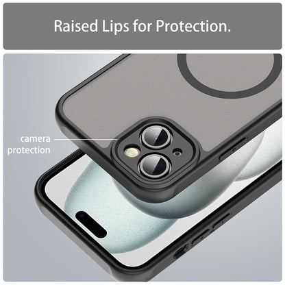 MagSafe-hoesje voor Apple iPhone 14, Techsuit, HaloFrost II, Zwart