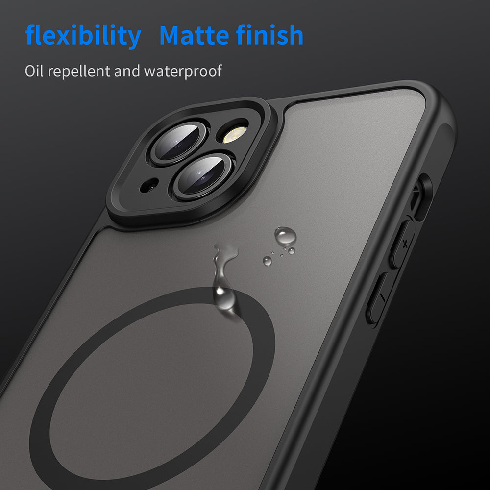 MagSafe-hoesje voor Apple iPhone 14, Techsuit, HaloFrost II, Zwart