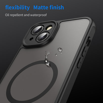 MagSafe-hoesje voor Apple iPhone 14, Techsuit, HaloFrost II, Zwart