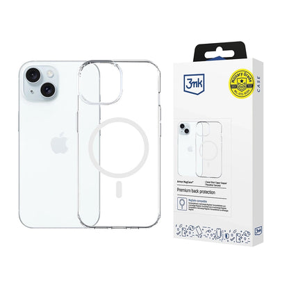 MagSafe-hoes voor Apple iPhone 15, 3MK, Armor MagCase, Transparant