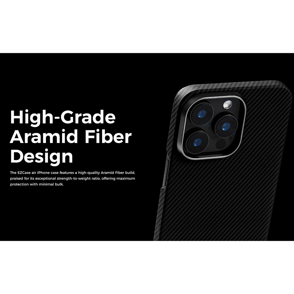 MagSafe hoesje voor Apple iPhone 15, Edizard, Air, Zwart