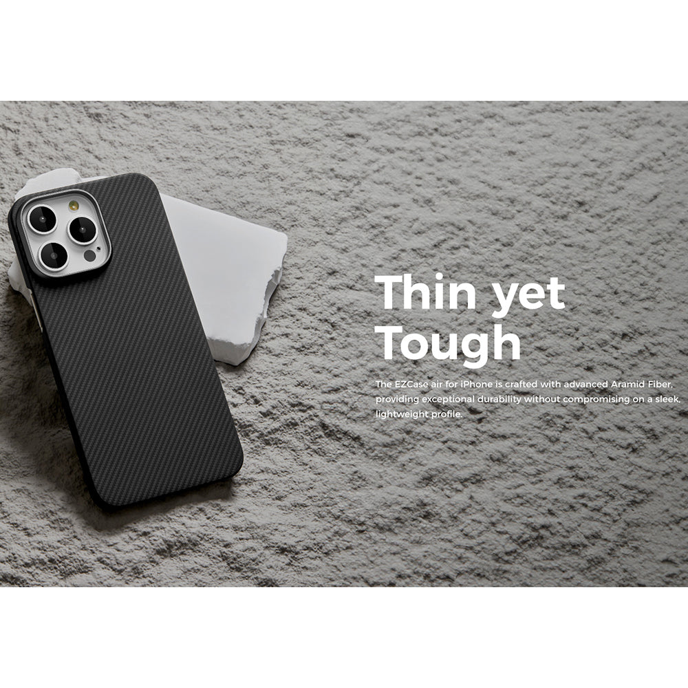 MagSafe hoesje voor Apple iPhone 15, Edizard, Air, Zwart