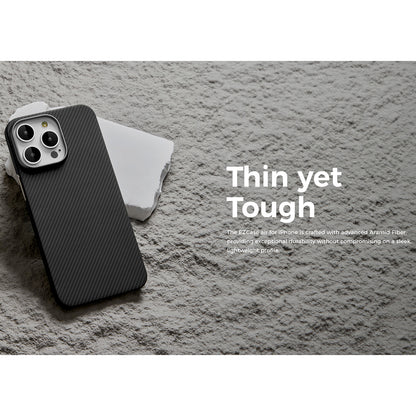 MagSafe hoesje voor Apple iPhone 15, Edizard, Air, Zwart