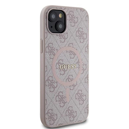 MagSafe hoesje voor Apple iPhone 15, Guess, 4G Collectie, Roze