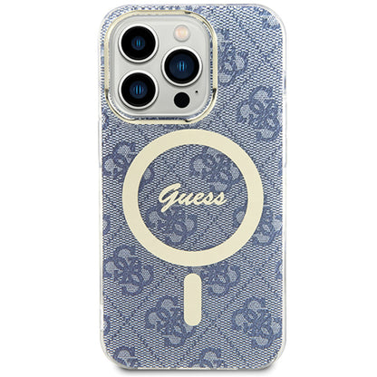 MagSafe hoesje voor Apple iPhone 15, Guess, IML 4G, Blauw