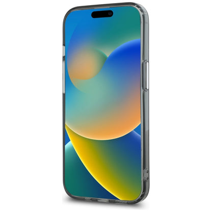 MagSafe hoesje voor Apple iPhone 15, Karl Lagerfeld, IML Monogram Karl & Choupette's Heads, Zwart