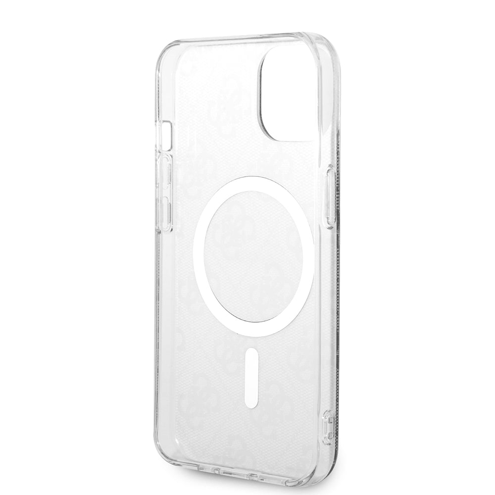 MagSafe hoesje voor Apple iPhone 15 Plus, Guess, IML 4G, Zwart