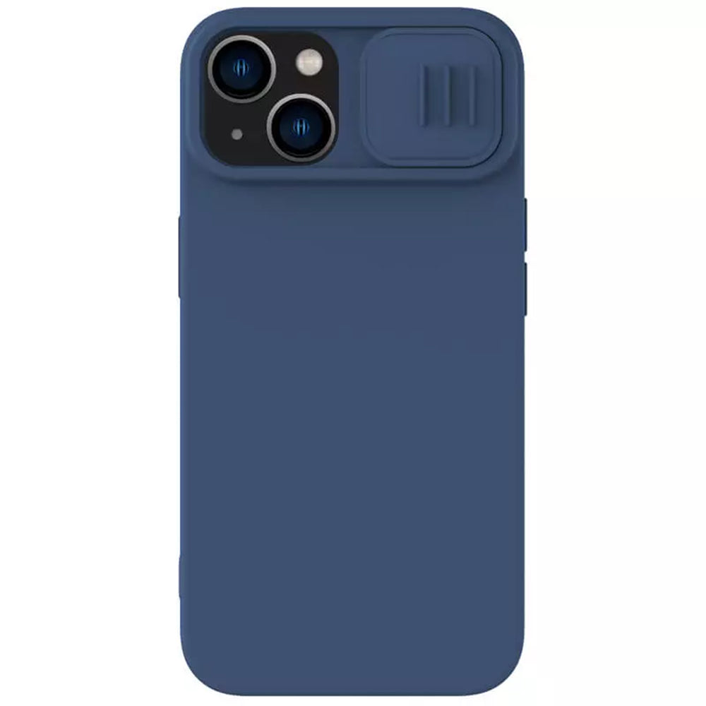 MagSafe-hoes voor Apple iPhone 15 Plus, Nillkin, CamShield Silky, Blauw