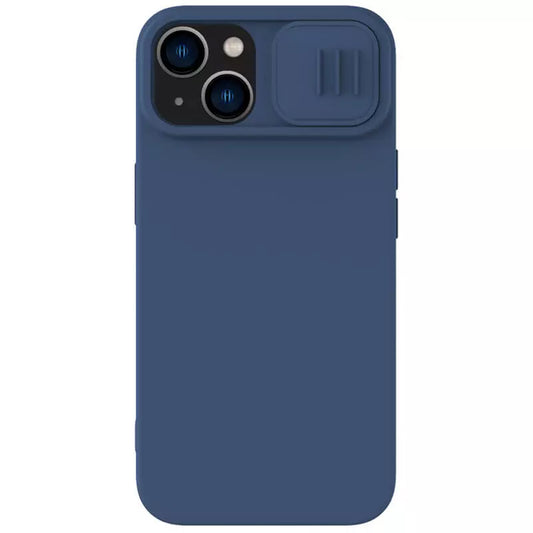 MagSafe-hoes voor Apple iPhone 15 Plus, Nillkin, CamShield Silky, Blauw