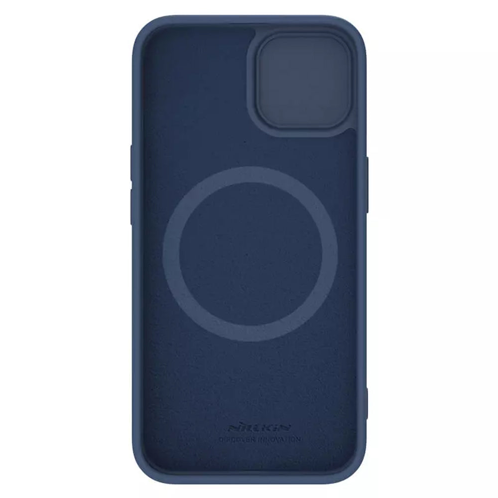 MagSafe-hoes voor Apple iPhone 15 Plus, Nillkin, CamShield Silky, Blauw