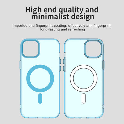 MagSafe Case for Apple iPhone 15 Plus, Techsuit, CandyCase, Blue