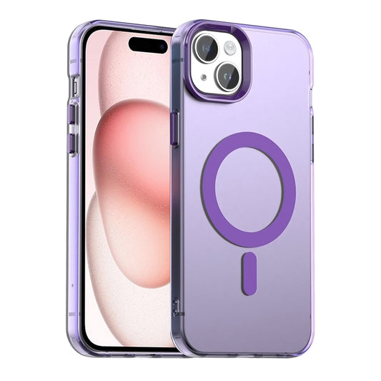 MagSafe-hoesje voor Apple iPhone 15 Plus, Techsuit, CandyCase, paars