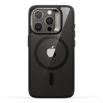 MagSafe hoesje voor Apple iPhone 15 Pro, ESR, Classic Hybrid Kickstand, Transparant Zwart
