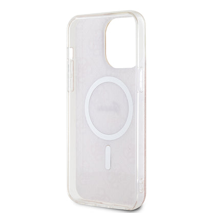 MagSafe hoesje voor Apple iPhone 15 Pro, Guess, IML 4G, Roze