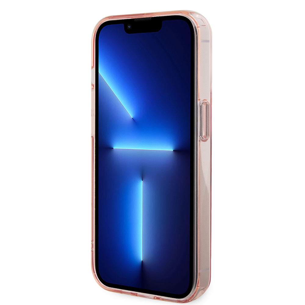 MagSafe hoes voor Apple iPhone 15 Pro, Karl Lagerfeld, Ring Stand Karl & Choupette, Roze