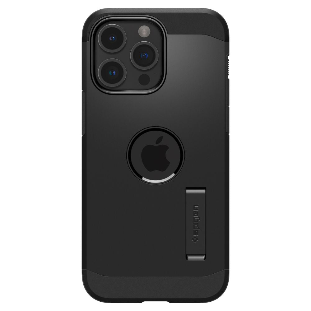 MagSafe hoesje voor Apple iPhone 15 Pro Max, Spigen, Tough Armor, Zwart