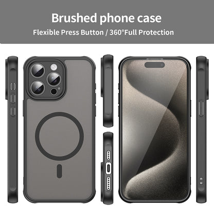MagSafe-hoesje voor Apple iPhone 15 Pro Max, Techsuit, HaloFrost II, Zwart