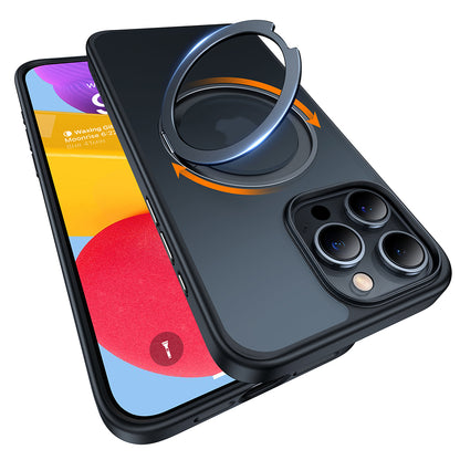 MagSafe hoes voor Apple iPhone 15 Pro Max, Torras, Ostand Pro, Zwart