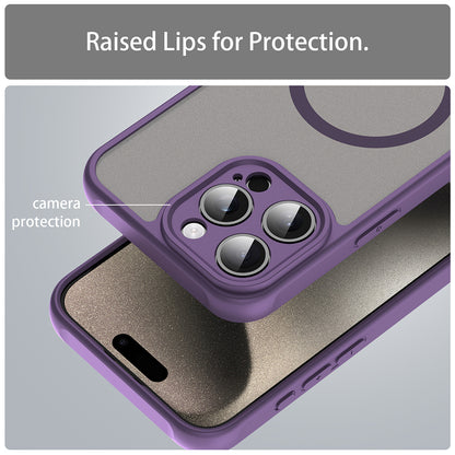 MagSafe-hoes voor Apple iPhone 15 Pro, Techsuit, HaloFrost II, Paars