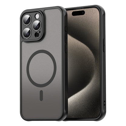 MagSafe-hoesje voor Apple iPhone 15 Pro, Techsuit, HaloFrost II, Zwart