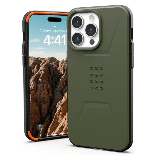 MagSafe-hoes voor Apple iPhone 15 Pro, Urban Armor Gear, Civilian, Groen