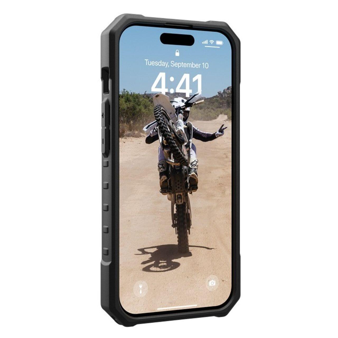 MagSafe-hoes voor Apple iPhone 15 Pro, Urban Armor Gear, Pathfinder, Grijs