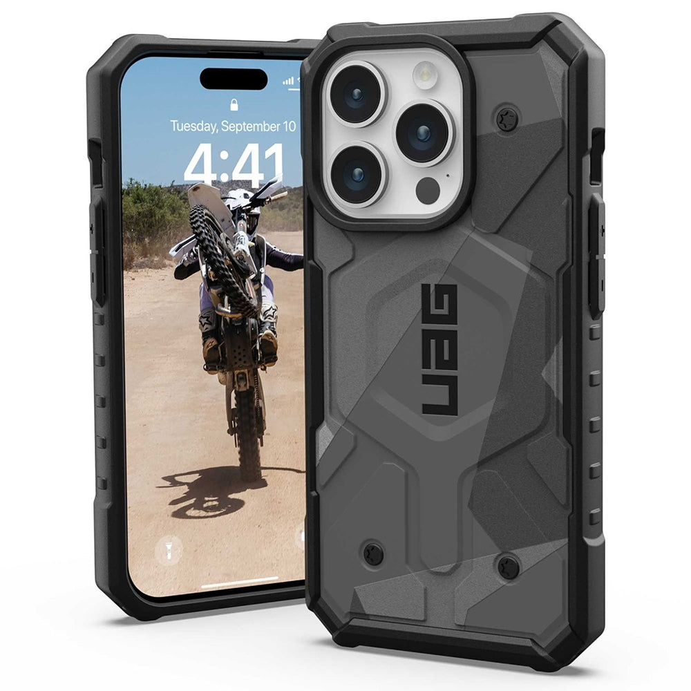 MagSafe-hoes voor Apple iPhone 15 Pro, Urban Armor Gear, Pathfinder SE Geo Camo, Camouflage