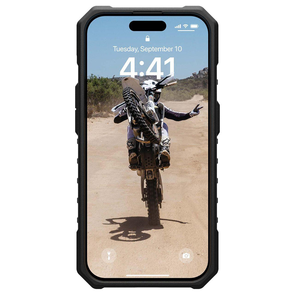 MagSafe-hoes voor Apple iPhone 15 Pro, Urban Armor Gear, Pathfinder SE Geo Camo, Camouflage