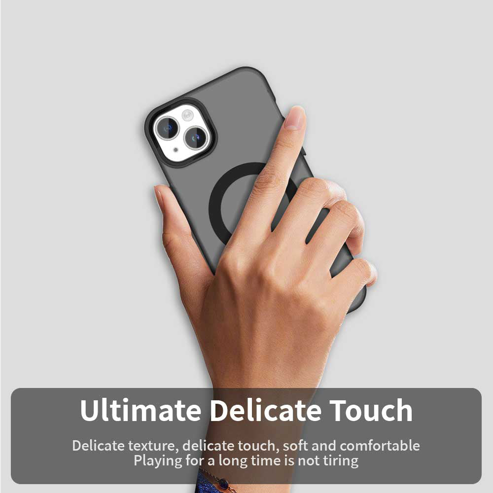 MagSafe-hoes voor Apple iPhone 15, Techsuit, CandyCase, Zwart