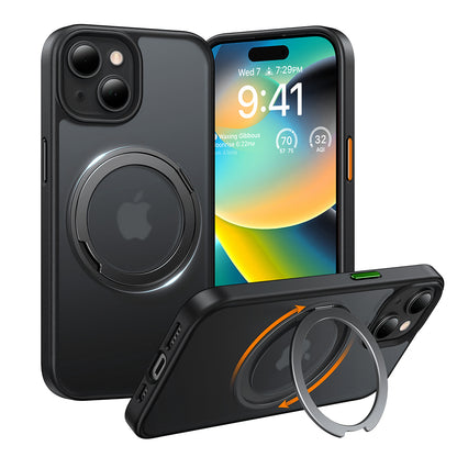 MagSafe hoes voor Apple iPhone 15, Torras, Ostand Pro, Zwart