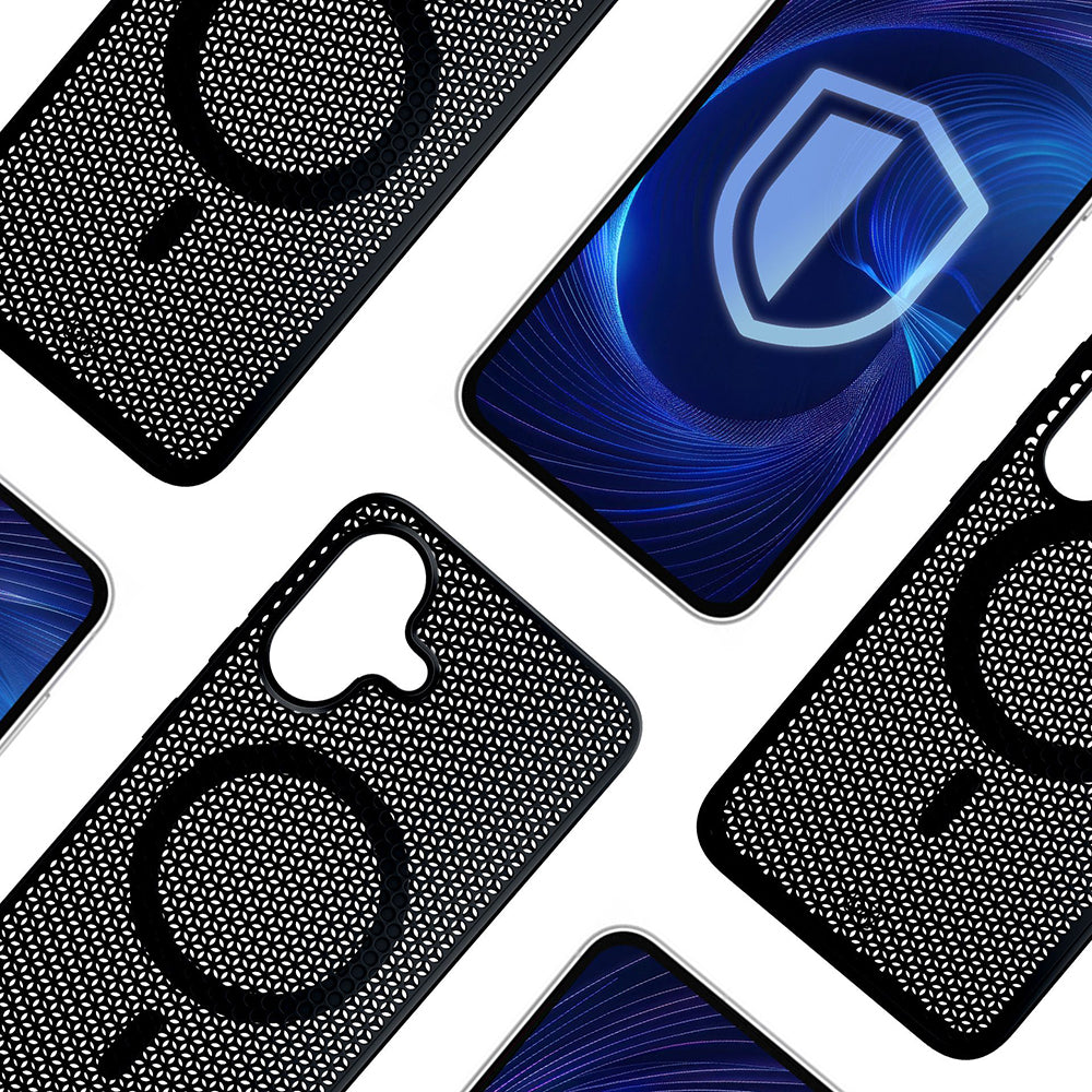 MagSafe Case for Apple iPhone 16, 3MK, COOLing, Black