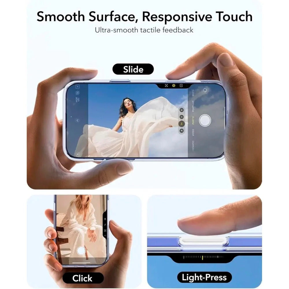 MagSafe hoes voor Apple iPhone 16, ESR, Classic Hybrid Kickstand Slide, Transparant