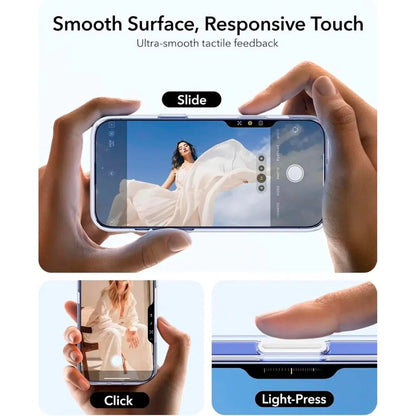 MagSafe hoes voor Apple iPhone 16, ESR, Classic Hybrid Kickstand Slide, Transparant