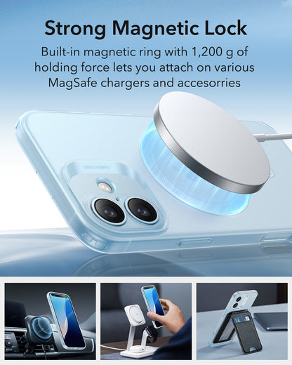 MagSafe hoes voor Apple iPhone 16, ESR, Zero, Satijnblauw